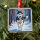 Suche nach sibirischer husky ornamente Winter