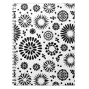 Recherche de motifs floraux carnets Noir et blanc