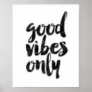 Recherche de positive vibes posters Citation inspirante