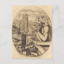 Recherche de gargouilles cartes postales Vintage