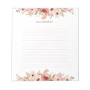Recherche de lignes blocsnotes Rose