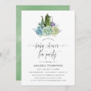 Recherche de cactus désert invitations Aquarelle