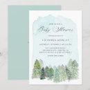 Recherche de forêt baby shower invitations Au de bois