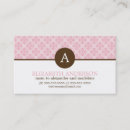 Suche nach rosa damaste visitenkarten Hübsch