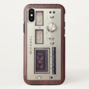Recherche de cassette audio iphone coques Rétro