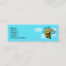 Recherche de abeille heureuse cartes visite Heureux