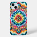 Recherche de mandala coloré iphone coques Boho