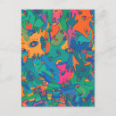 Recherche de lignes abstraites cartes postales Tendance