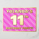 Suche nach elfter geburtstag einladungen Rosa