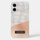Recherche de gold rose marble iphone coques Élégant