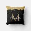 Recherche de goutte coussins Monogrammé