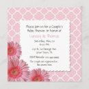 Recherche de gerber rose invitations Élégant