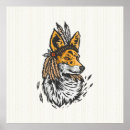 Recherche de dessin renard posters Sauvage