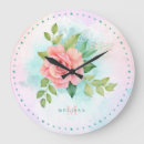 Suche nach rosa und türkis wanduhren Monogramm