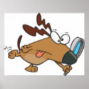 Suche nach brauner hund poster Cartoon