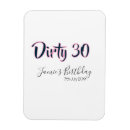 Recherche de anniversaire 30 magnets Calligraphie typographie élégante