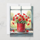 Recherche de pavots rouges cartes postales Pavot rouge