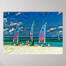Suche nach bunte segelboote poster Strand