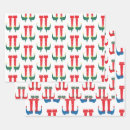 Recherche de lutins papier cadeau Hiver