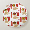 Recherche de hamburgers coussins Motif