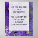 Suche nach gold und lila poster Alkoholtupfer