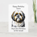 Suche nach shih tzu geburtstag karten Hundefreunde