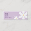 Suche nach gänseblümchen visitenkarten Lila