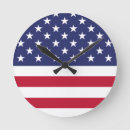 Recherche de drapeau des états unis horloges Américain