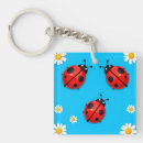 Recherche de de coccinelle porteclés Coloré