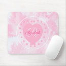 Recherche de coeur rose tapis souris Pour elle