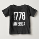 Recherche de liberté bébé tshirts Patriotique
