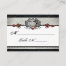 Recherche de halloween mariage placement cartes Squelettes