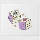 Suche nach glücksspiel geschenkpapier Würfel