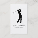 Recherche de swing moderne Golfeur