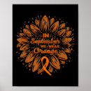 Recherche de leucémie posters Orange leucémique