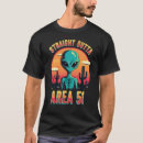 Recherche de area 51 tshirts Rétro