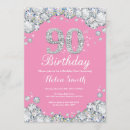Recherche de rose et argent invitations Fête d'anniversaire