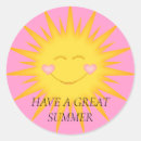 Recherche de soleil heureux autocollants Plaisir