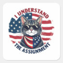 Recherche de chat patriotique autocollants Drapeau américain