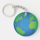 Recherche de globe vert porteclés Environnement