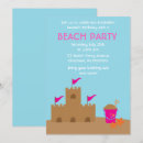 Recherche de sand invitations Château de sable