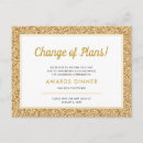 Recherche de or cartes postales Parties scintillant d'or