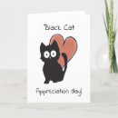 Recherche de silhouette de chat vœux cartes Chaton