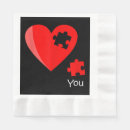 Recherche de puzzle serviettes Coeur