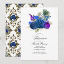 Recherche de paons invitations Bleu