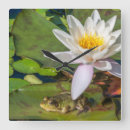 Recherche de nenuphars horloges Grenouille