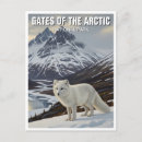 Suche nach arktischer fuchs postkarten Tier