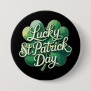 Recherche de trèfle chanceux badges Irlande