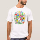 Recherche de fond floral tshirts Couleurs vives