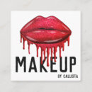 Recherche de rouges à lèvres cartes visite Customer